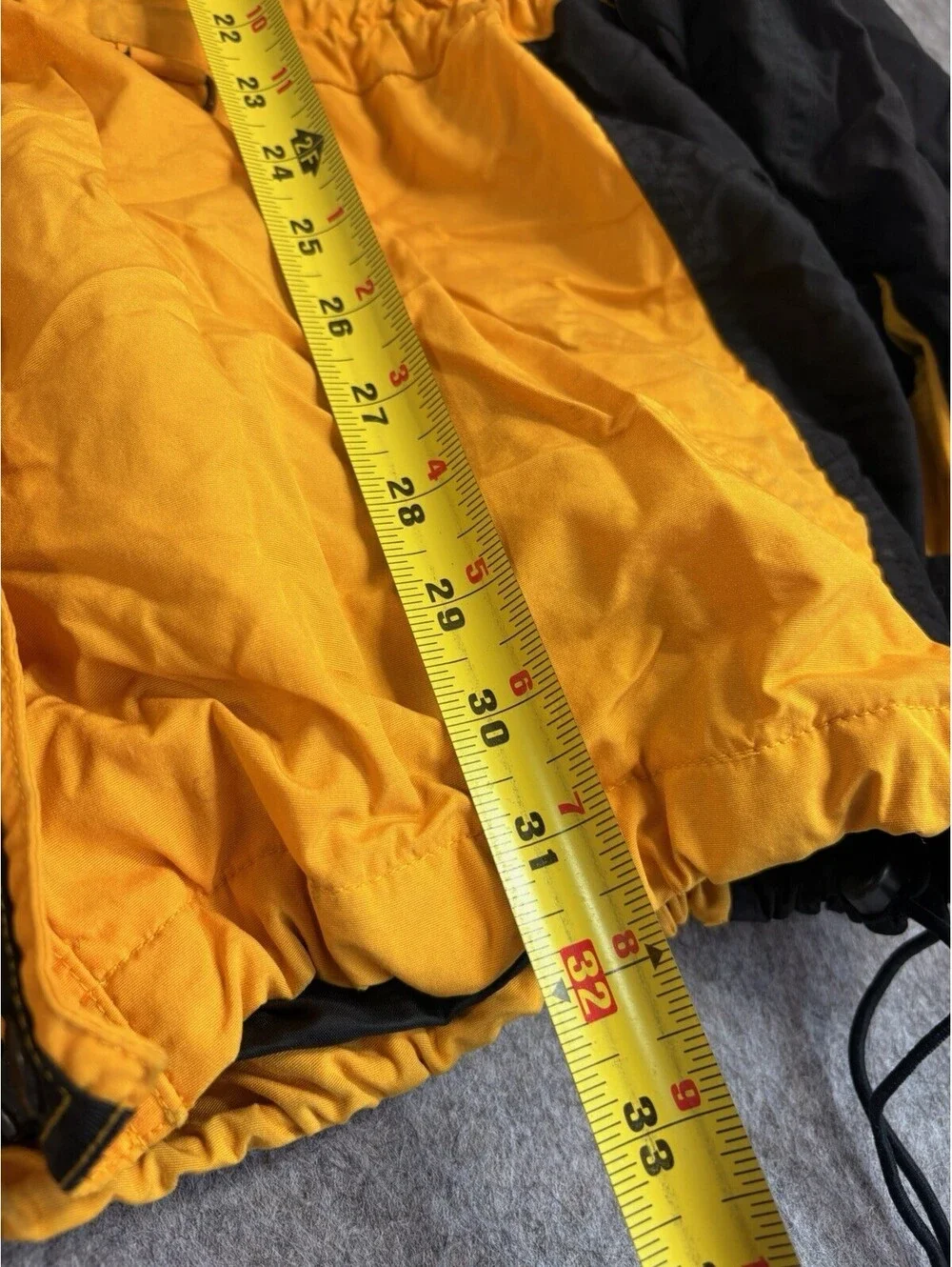 The North Face Extreme Light Jacket Mens XL Yellow with Collar/Hood